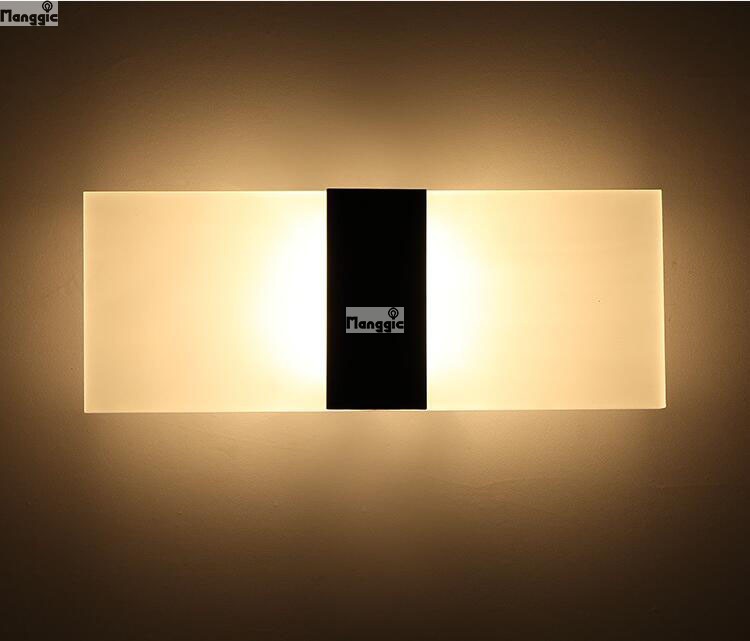 new store promotion led wall light living sitting room foyer bedroom bathroom modern wall sconce light square led wall lamp