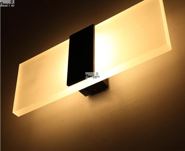 new store promotion led wall light living sitting room foyer bedroom bathroom modern wall sconce light square led wall lamp