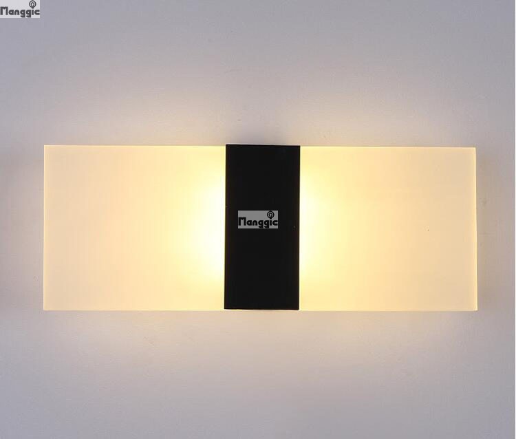 new store promotion led wall light living sitting room foyer bedroom bathroom modern wall sconce light square led wall lamp