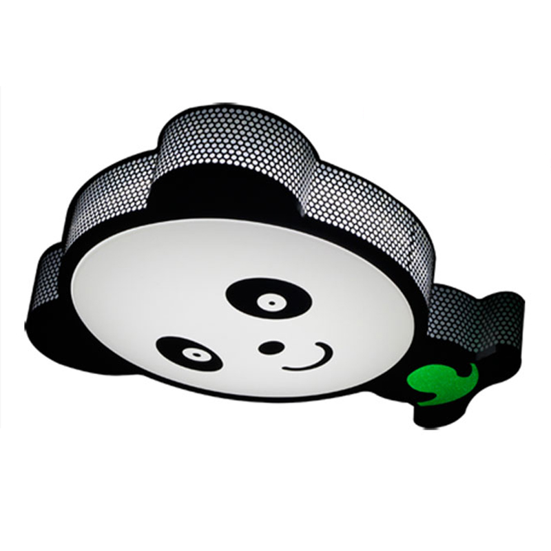 panda creative cartoon children lamps bedroom den led ceiling child lighting