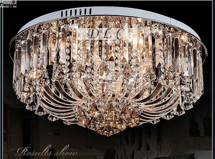 promotion s new luxury cristal modern led chandelier light for living/dinning room /bedroom dia650*h300mm