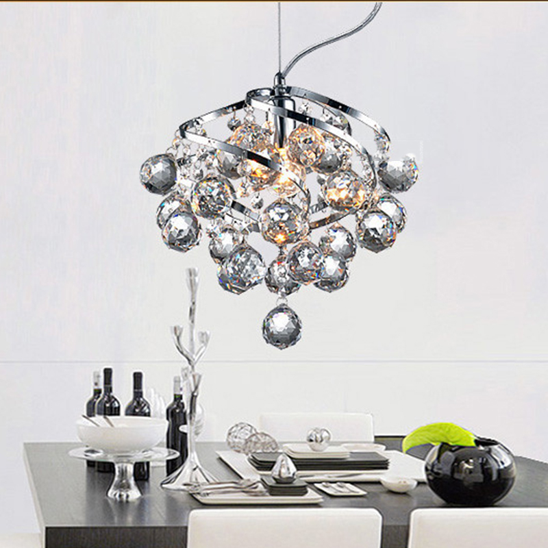 restaurant crystal pendant lights european fashion creative aisle lights indoor lighting