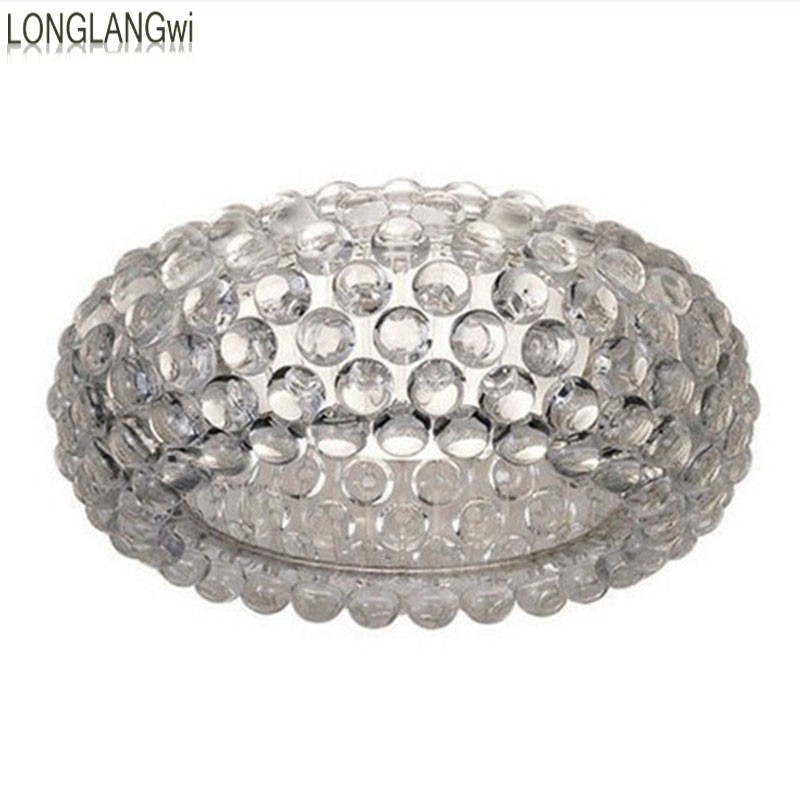 round modern crystal pendant lights bedroom lamp beads crystal ball light continental lighting