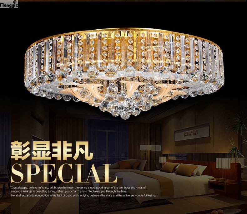 royal empire golden crystal chandelier light crystal ceiling pendant lights ceiling lamp