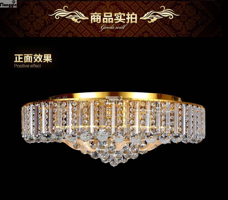 royal empire golden crystal chandelier light crystal ceiling pendant lights ceiling lamp