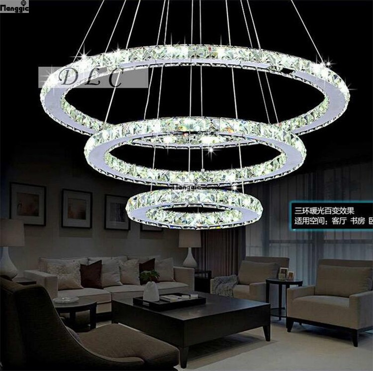 stunning!led crystal chandelier lighting lamp guaranteed + !