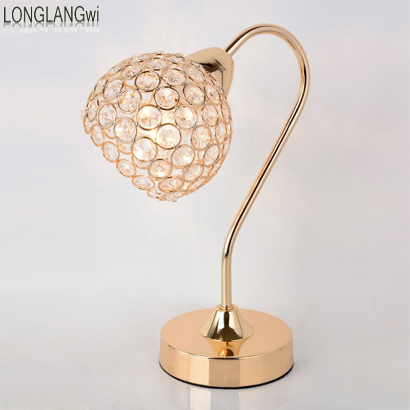 table lamps for bedroom modern minimalist led crystal lamp creative fashion personality continental lamp