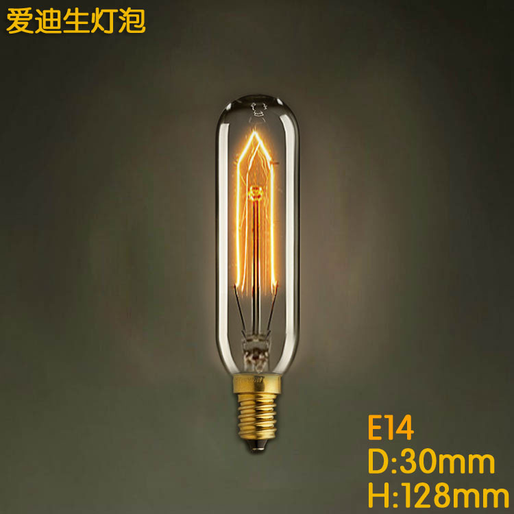 vintage retro e14 edison spiral incandescent light bulb filament bulb for pendant lamps living room bedroom 220v novelty fixture