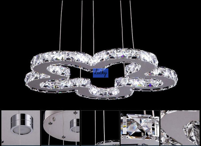 whole modern crystal chandelier for living room d49cm led chandeliers lighting flower desgin 110-240v